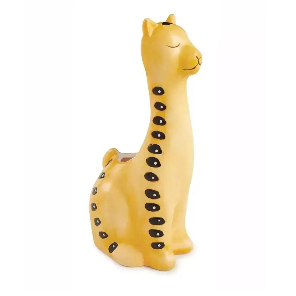 CACHEPOT LEOPARDO EM CERAMICA