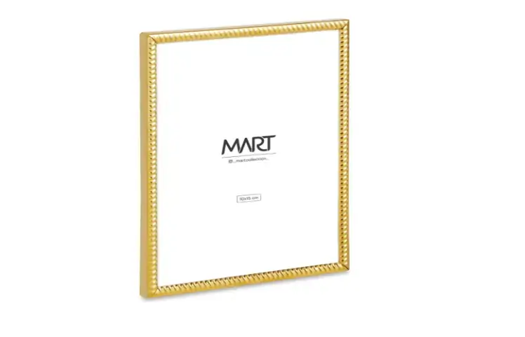 Porta Retrato Dourado Metal 10x15 Cod12519