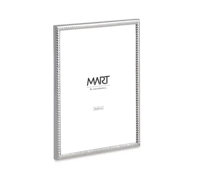 Porta Retrato Prata Metal 10x15 Cod12522