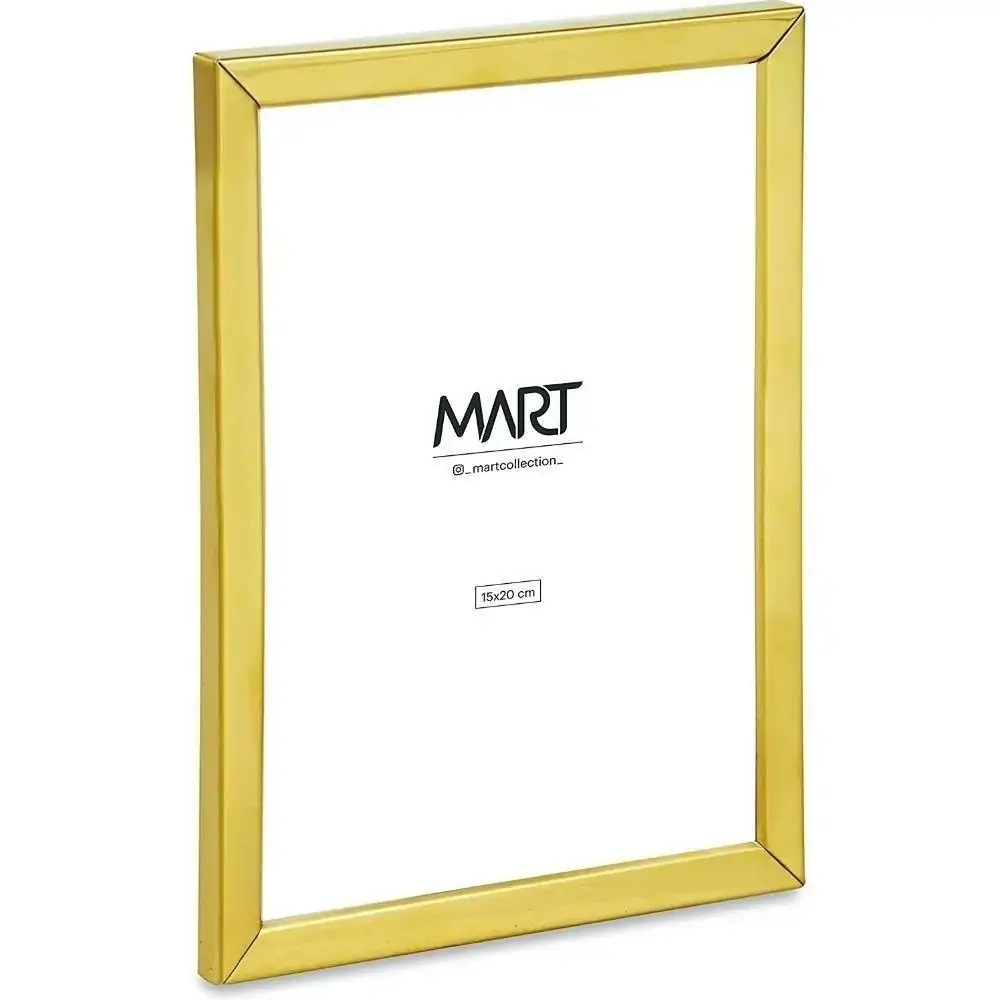 Porta Retrato Dourado Em Metal 15x20 12529 Mart