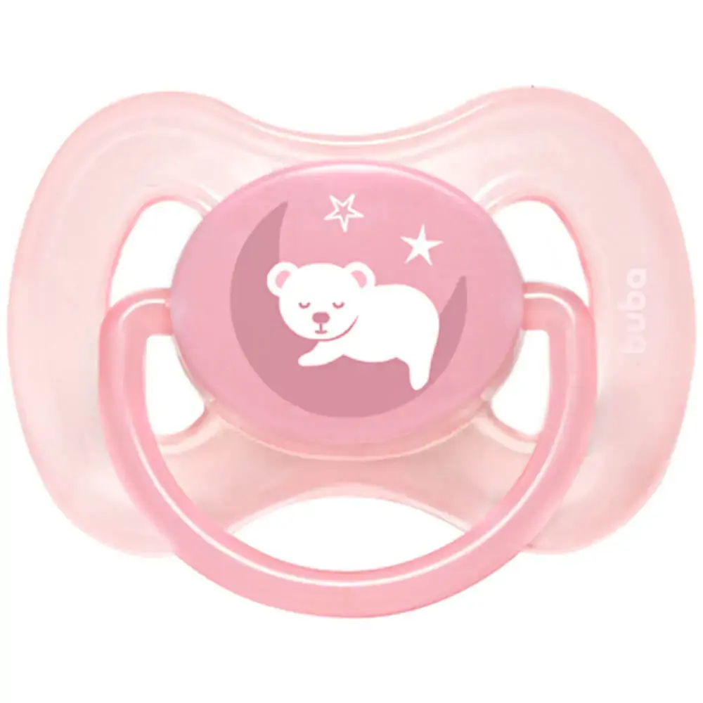 Chupeta Comfort Tamanho 1 Ursinho Rosa - Buba