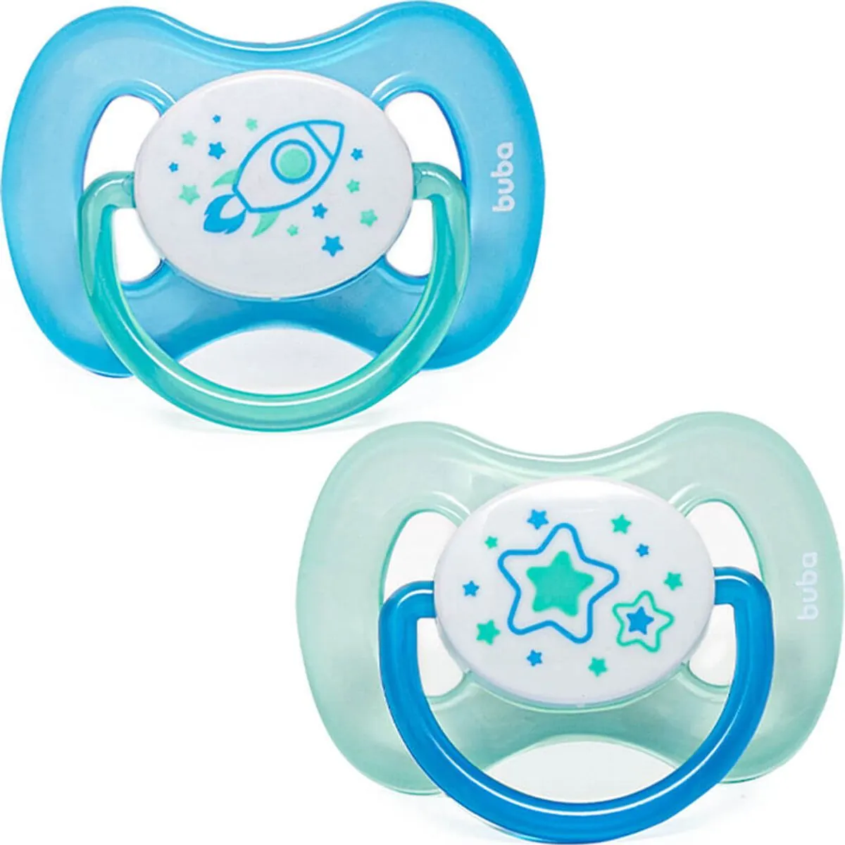 Chupeta Comfort Tam.1 Noturna Kit Foguete