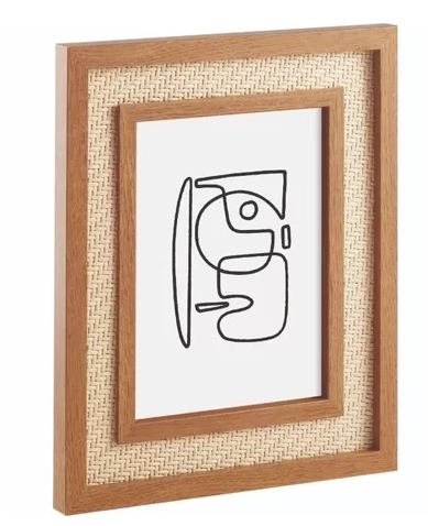 Porta Retrato Mdf C Rattan 15x20 13296 Mart
