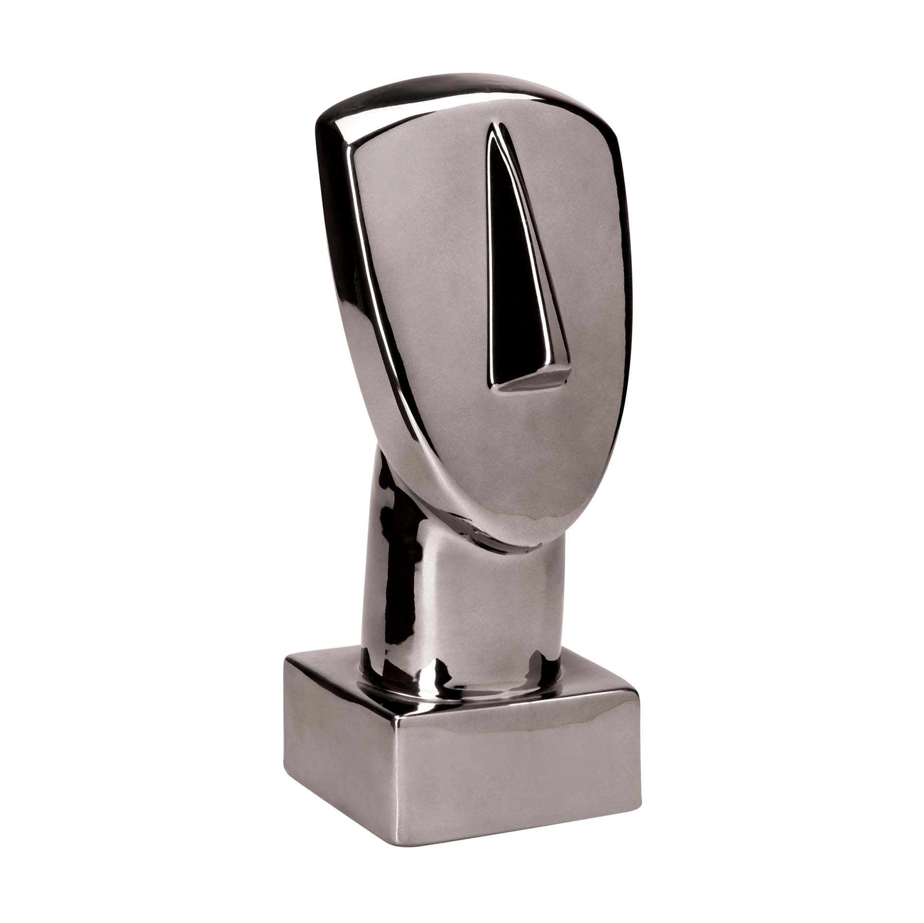 Escultura Face Em Ceramica 13843 Mart