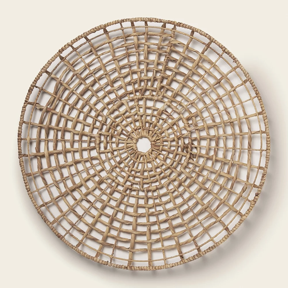 Adorno De Parede Em Fibra Natural 14639 Mart