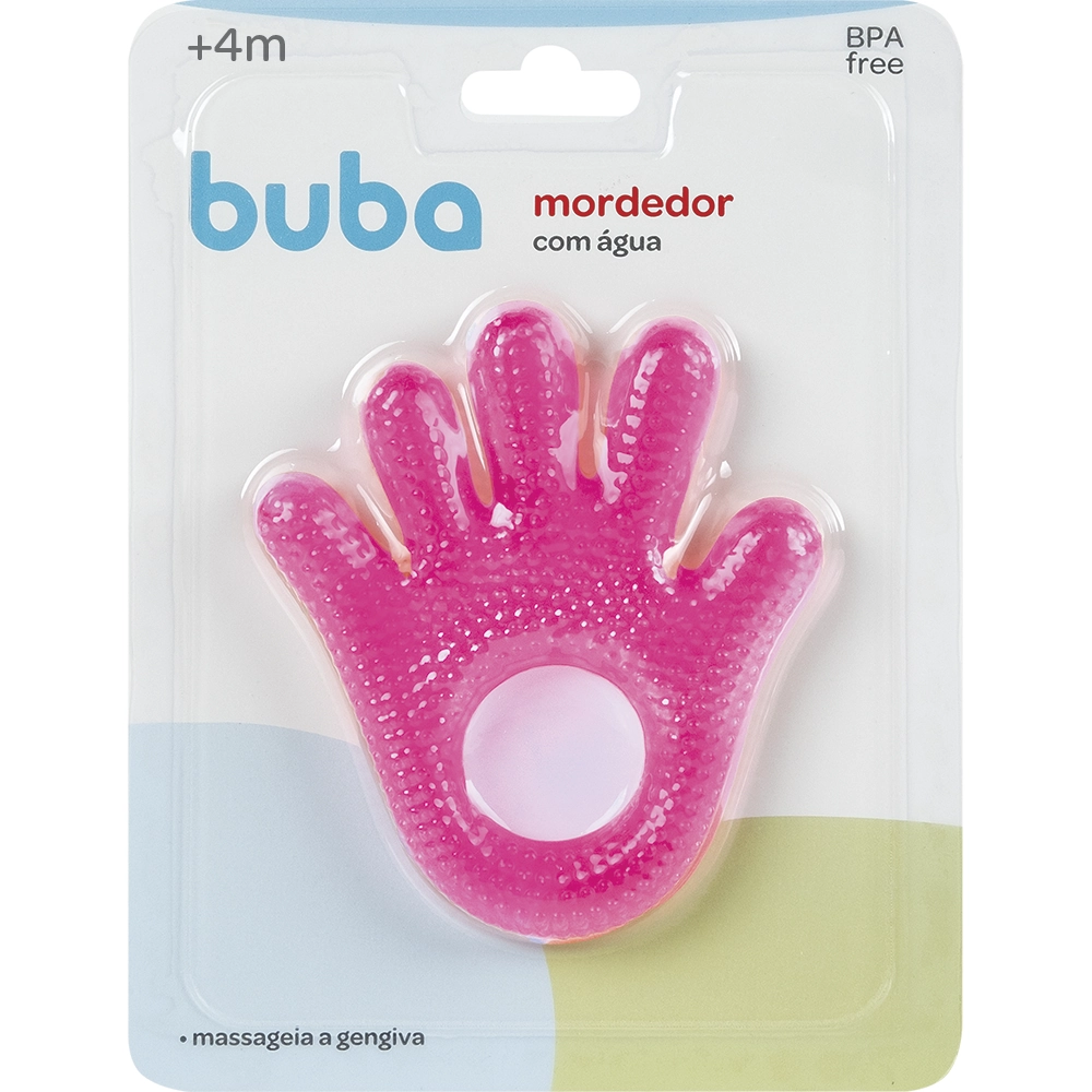 Mordedor Mãozinha Dágua Rosa Buba