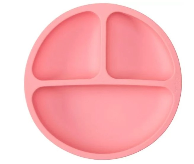 Pratinho Silicone C/ventosa Rosa Ref.15631 Buba