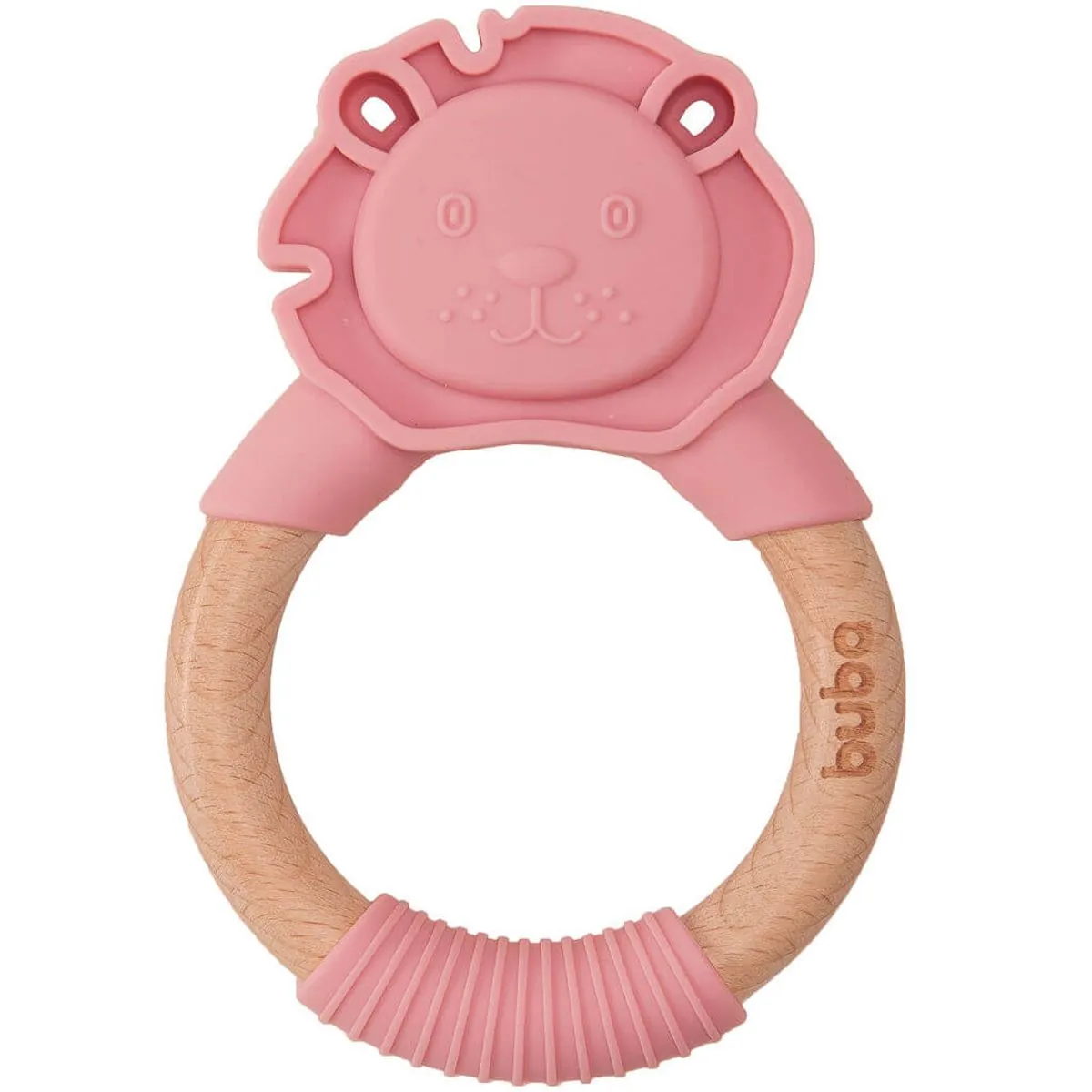 Mordedor Leao Em Silicone Rosa - Buba