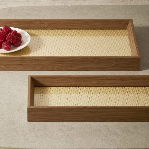 Bandeja Mdf Rattan 15669 Mart