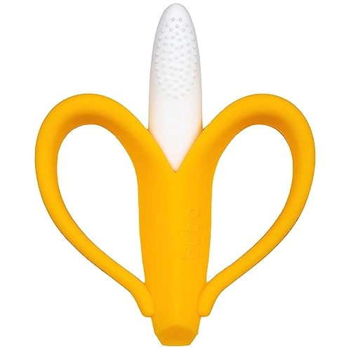 Massageador De Gengiva Banana Amarelo