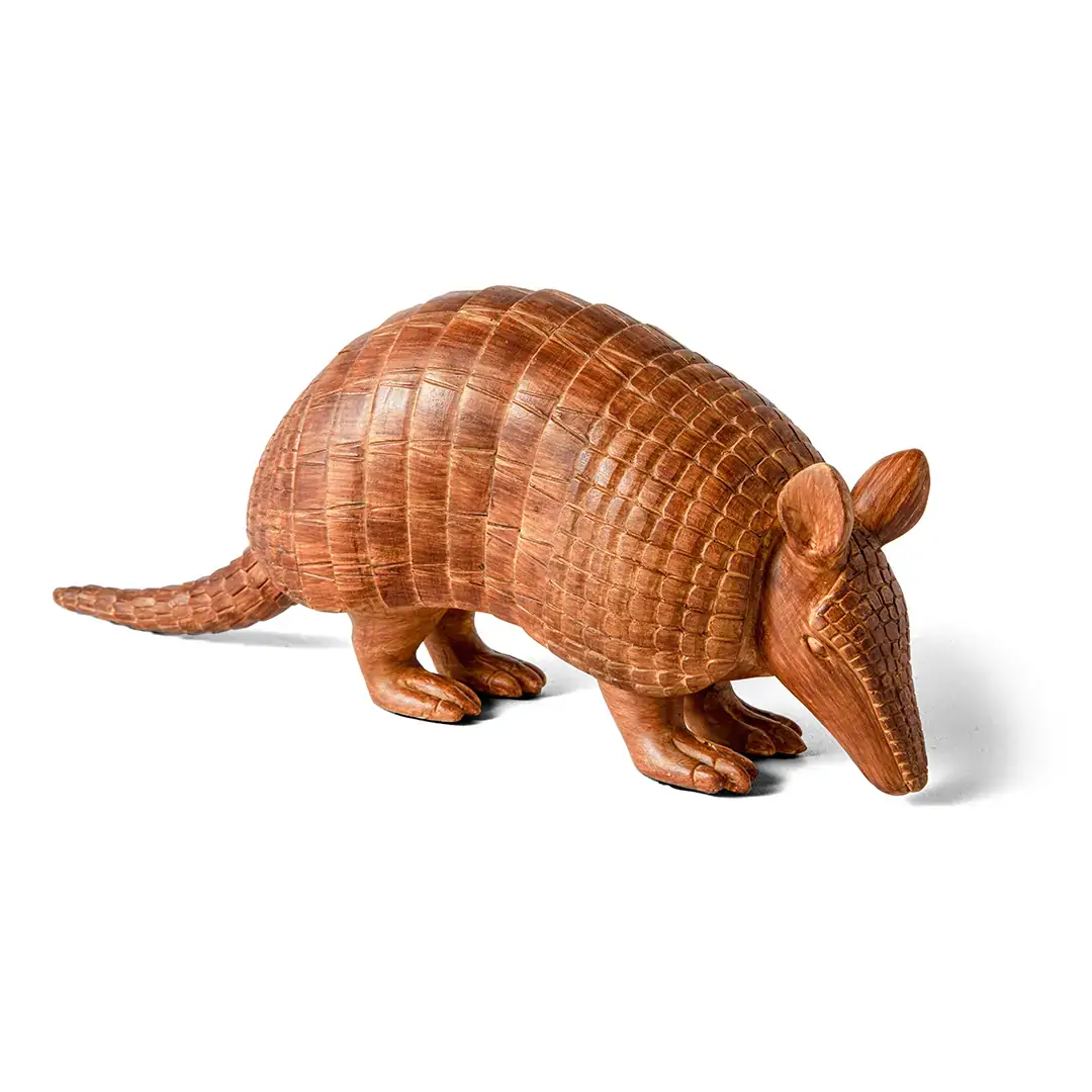 Escultura Poliresina Tatu 16327 Mart