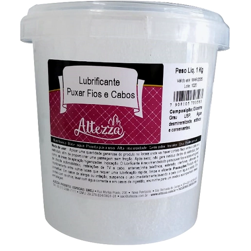 Lubrificante Para Puxar Fios E Cabos 1 Kg Altezza