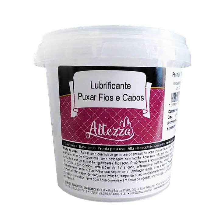 Lubrificante Para Puxamentos Puxa Cabos E Fios Altezza 400g