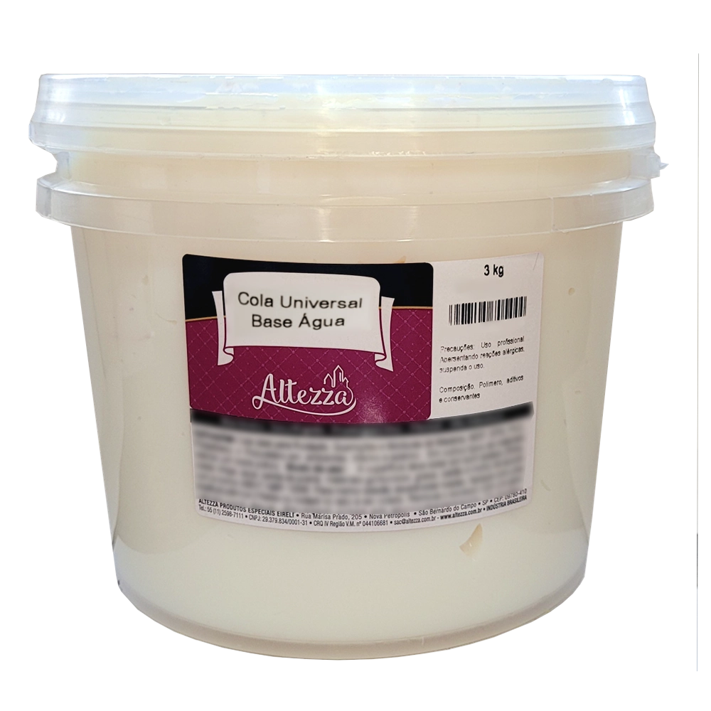 Cola Universal 3 Kg Para Gesso, Renda, Acrílicos, Pastilhas, Mdf, Tecido, Vidro, Pedras E Mais