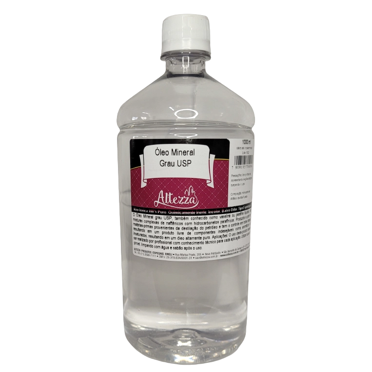 Vaselina Líquida (óleo Mineral) 1 Litro - Sem Cheiro/sem Cor