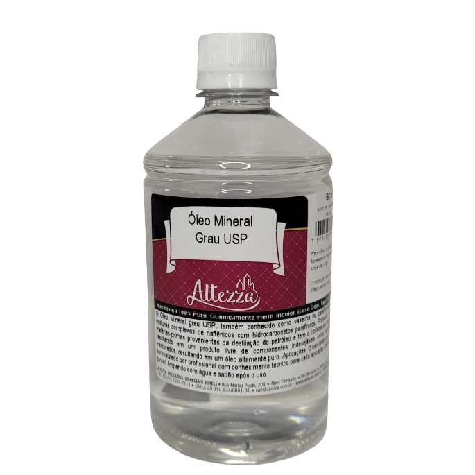Vaselina Líquida (óleo Mineral) 500 Ml - Sem Cheiro/sem Cor