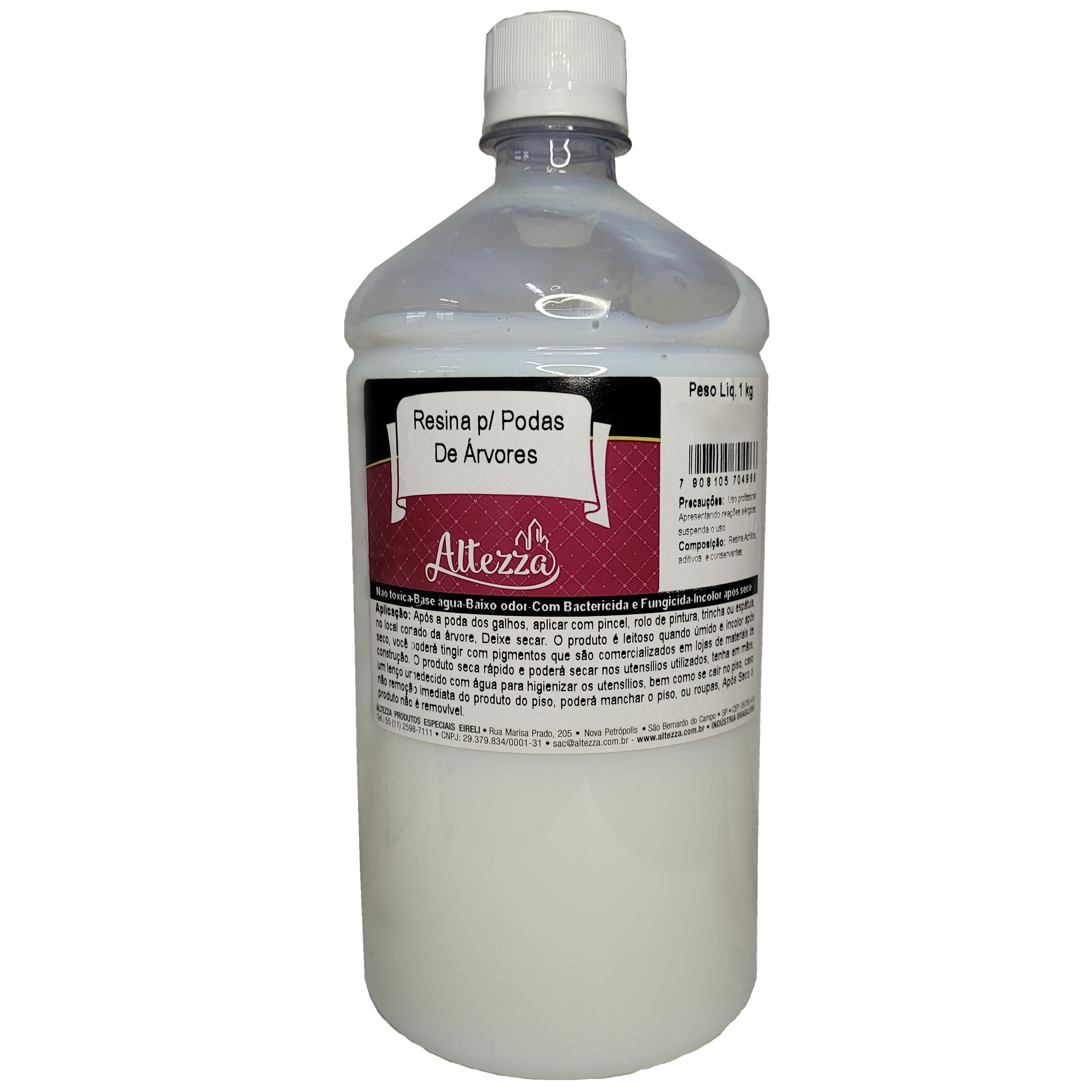 Resina Para Poda De Galhos/árvore  1 Kg - Transparente E Concentrada