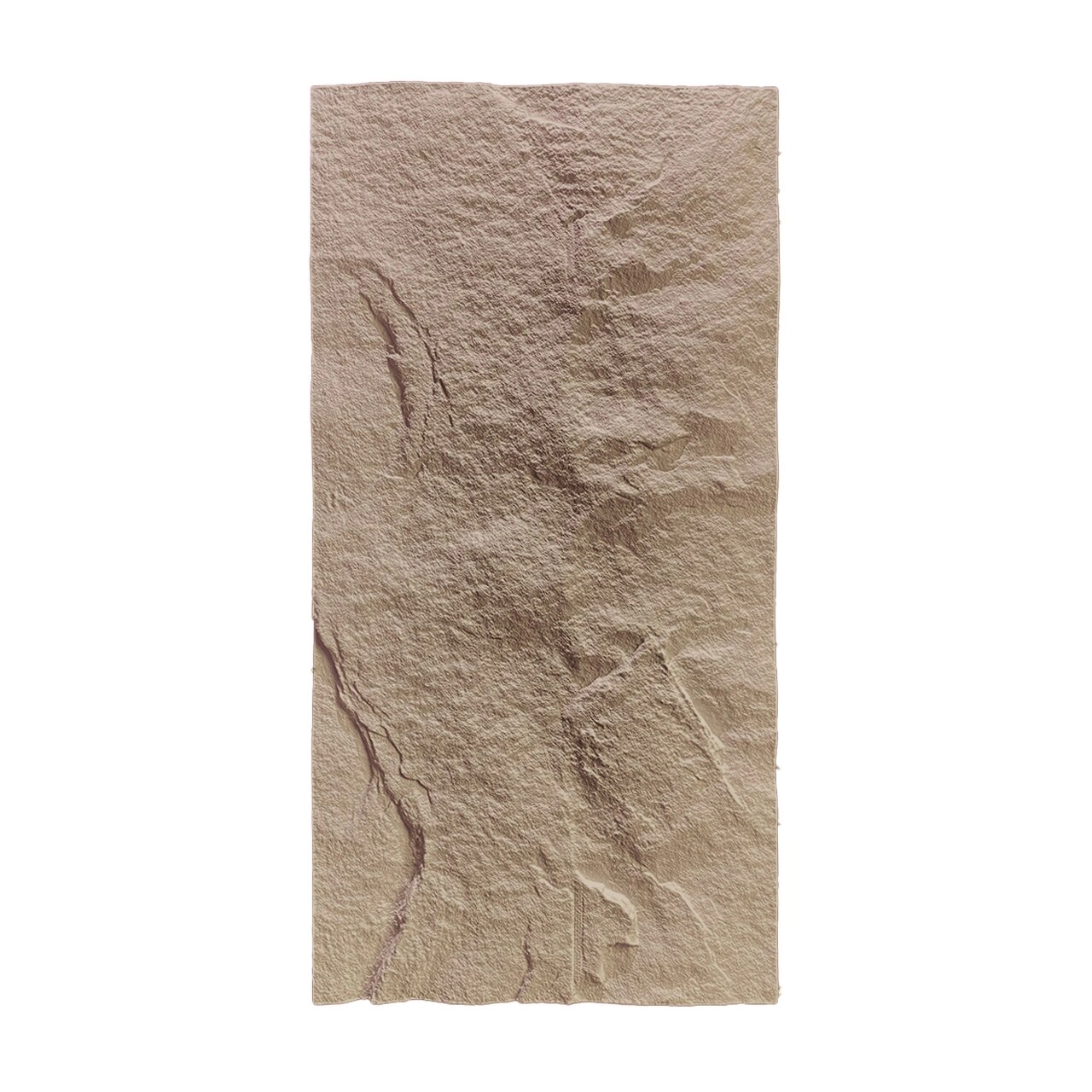 Rocha Leve Revestimento Pedra 3d Várias Cores 1.20m X 0 60m - Cinza