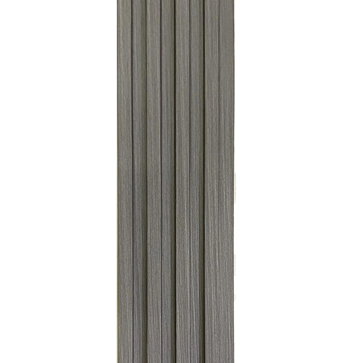 Painel Ripado Wpc Interno Wave Várias Cores 2 90m X 14cm (0 406m²) - Cinza Medio