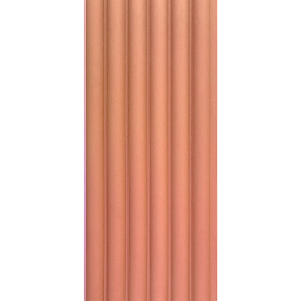 Painel Ripado Cor: Nude De Uso Interno Em Wpc Moon 2 90m X 14cm (0 406m²)