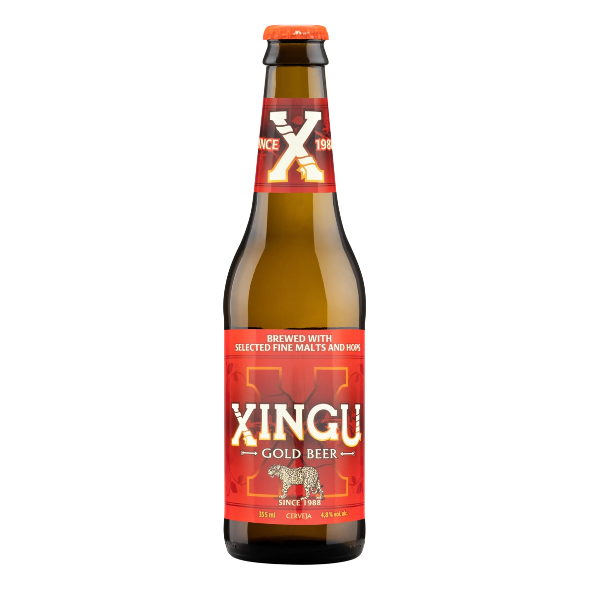 Cerveja Lager Xingu Gold Beer Garrafa 355ml