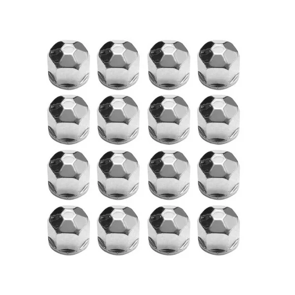 Kit Capa para Parafuso de Roda Hexa Cromada 17mm - SHEK PARTS 10011