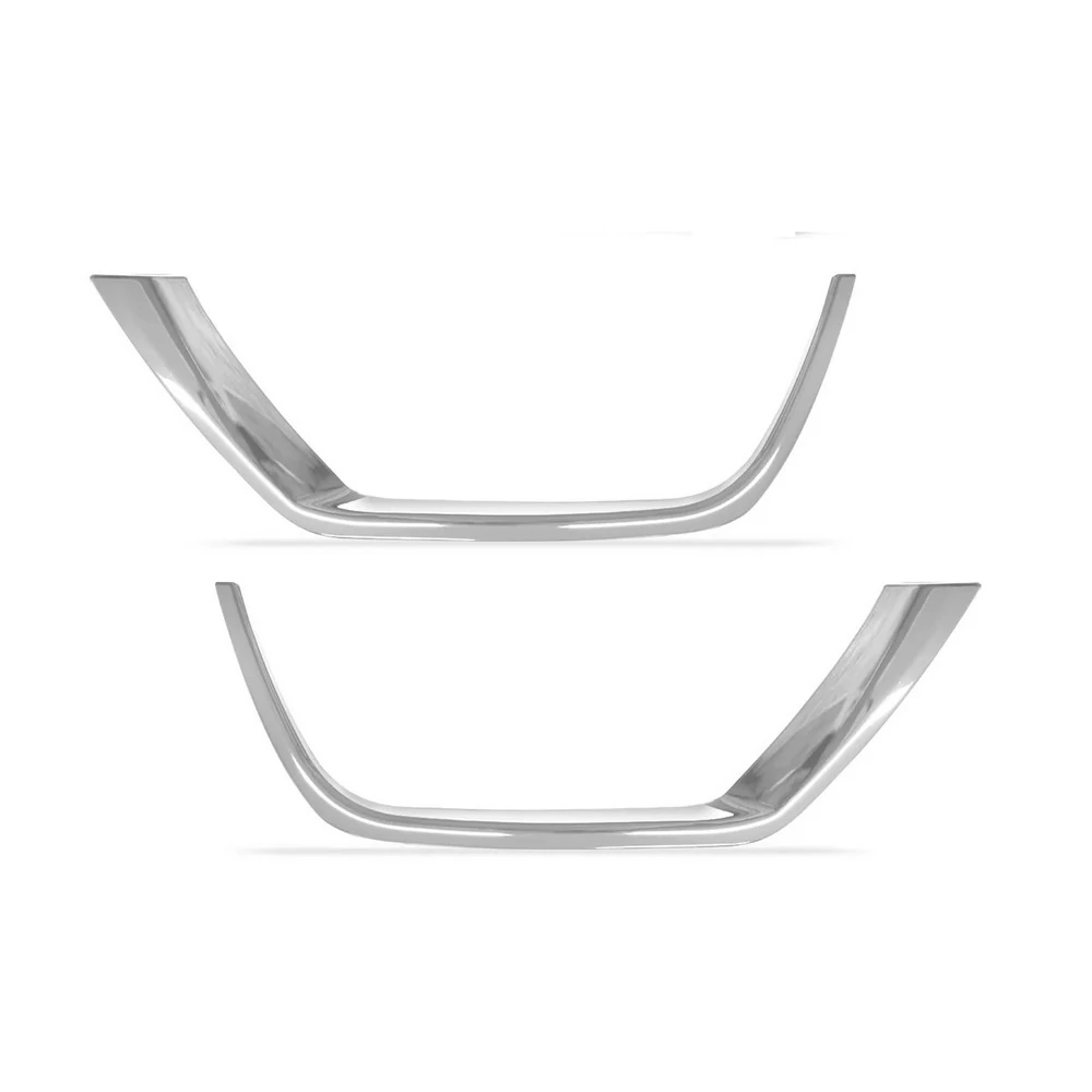 Aplique do Farol de Milha (Par) JEEP COMPASS Cromado - SHEK PARTS 18026