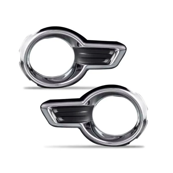 Moldura do Farol Auxiliar (Par) TOYOTA HILUX Cromada - SHEK PARTS 18027