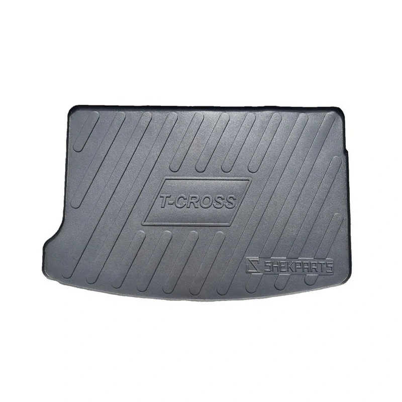 Tapete Protetor do Porta-malas VOLKSWAGEN T CROSS Preto com Nome - SHEK PARTS 022147