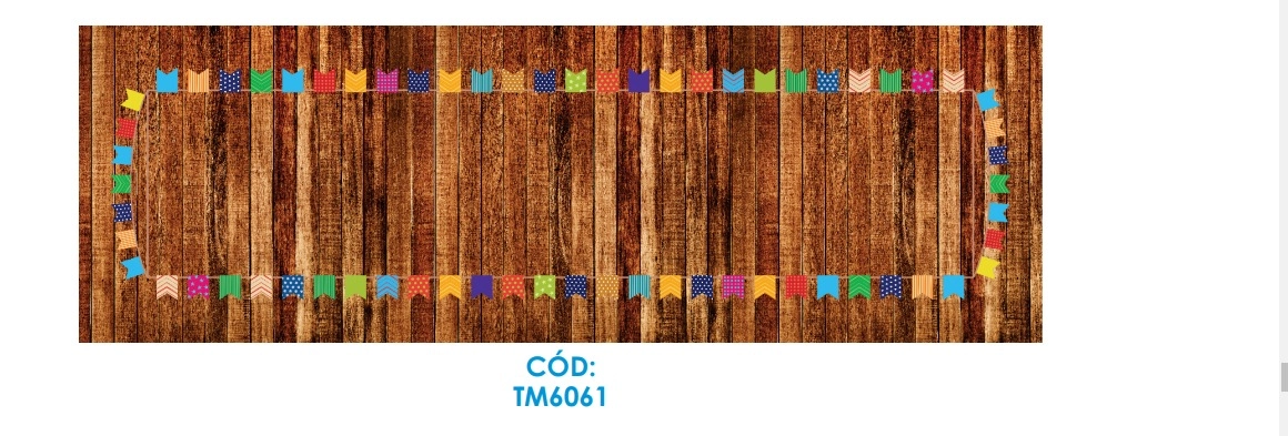 Trilho Mesa Junino Sao Joao 2 1.43x46cm Tm6061 Nsw