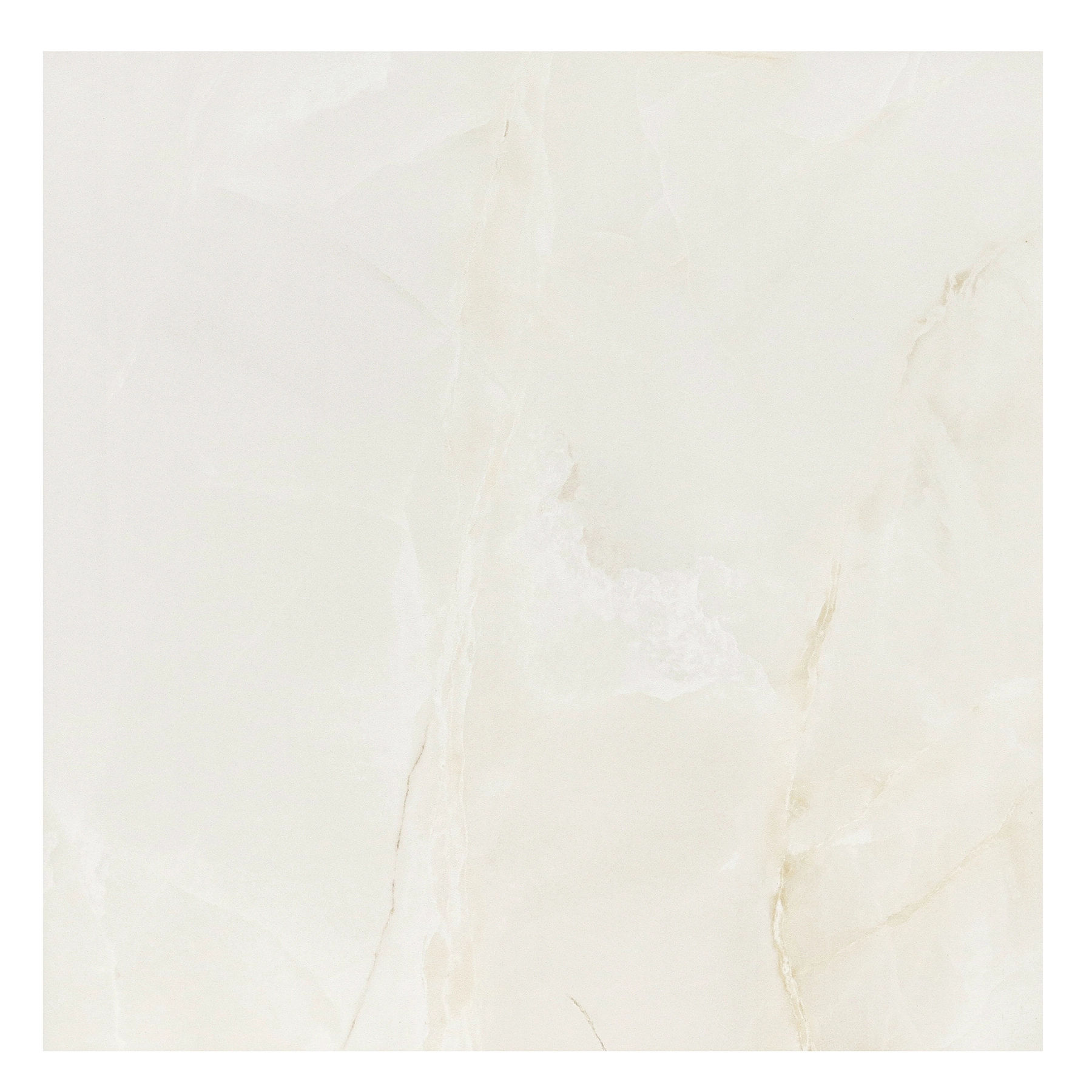 Porcelanato Marmorizado Acetinado Borda Reta Interno 61x61cm Onix Realce