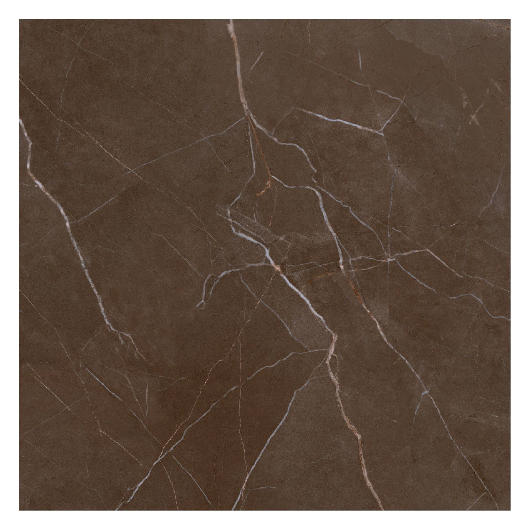 Porcelanato Marmorizado Polido Borda Reta Interno 75x75cm 176003 Cristofoletti