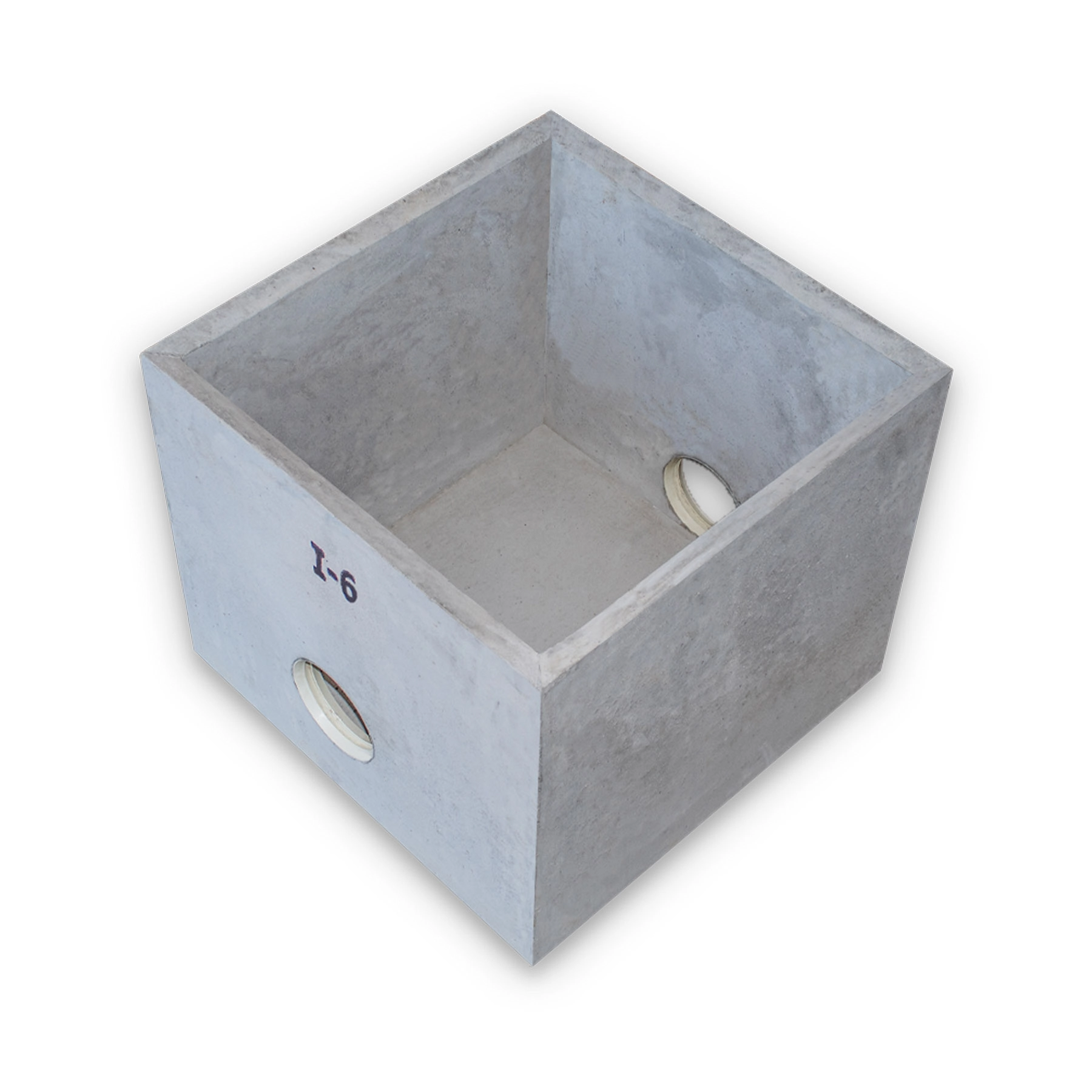 Caixa de Inspeção Concreto 81L 100mm Pré Moldada Sem Tampa I-6 Concrebox