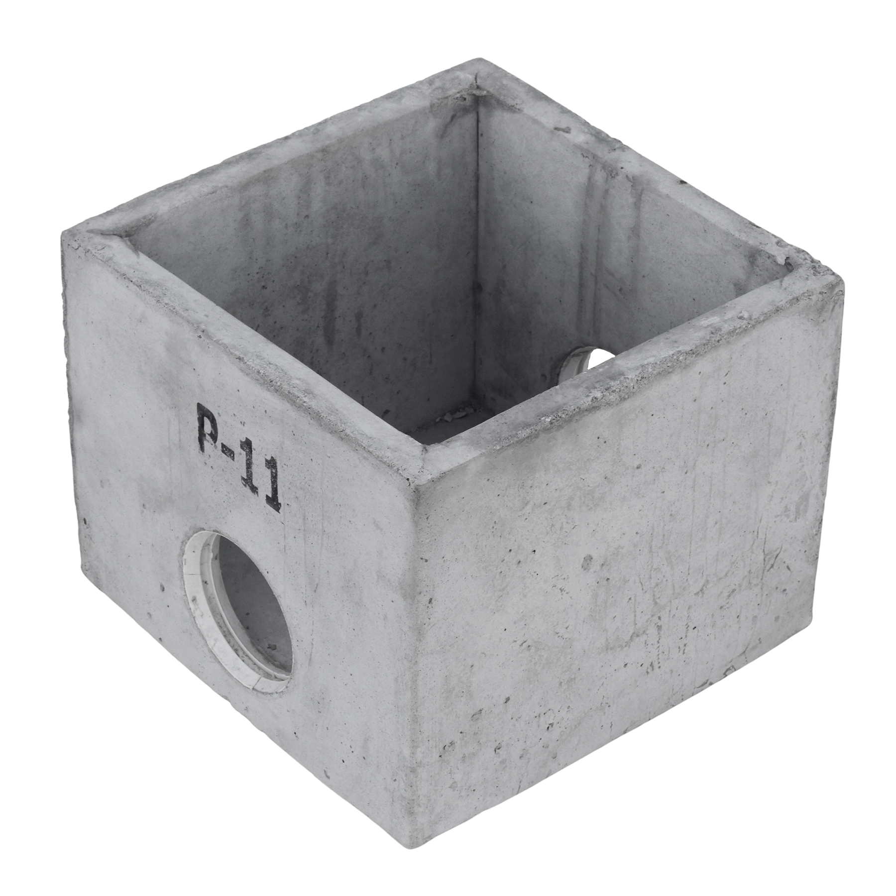 Caixa de Águas Pluviais Concreto Pré Moldada 35x35x30cm Sem Tampa P11 Concrebox