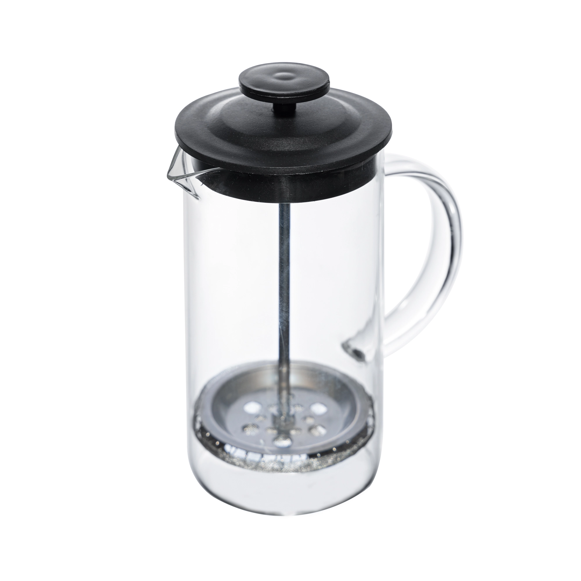 Cafeteira Francesa Prensa Vidro Tampa Plastica Preta 400ml 220065 Lyor