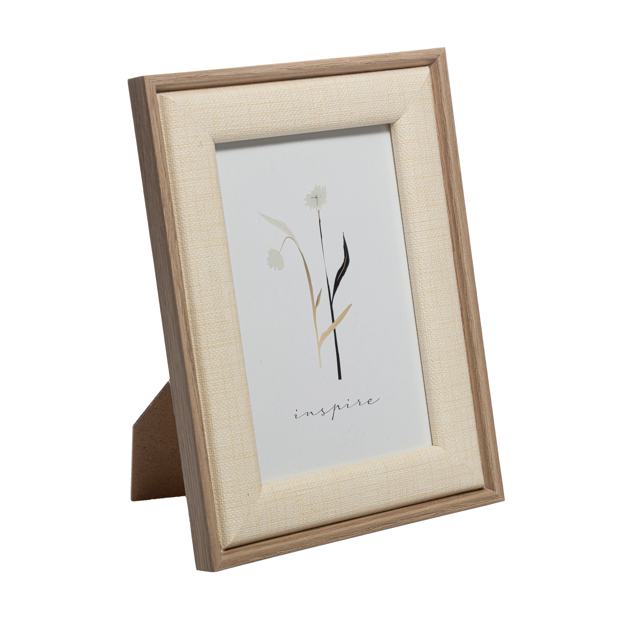 Porta Retrato De Mdf Bege 10cm X 15cm