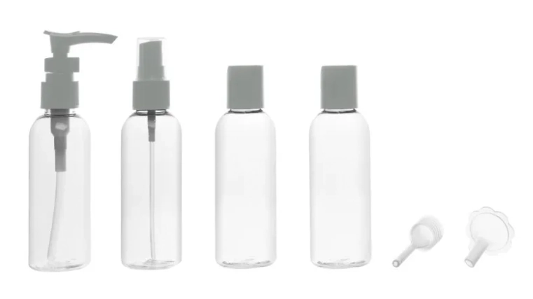 Kit Frasco Viagem Tampa Cinza 4un 220456 Lyor