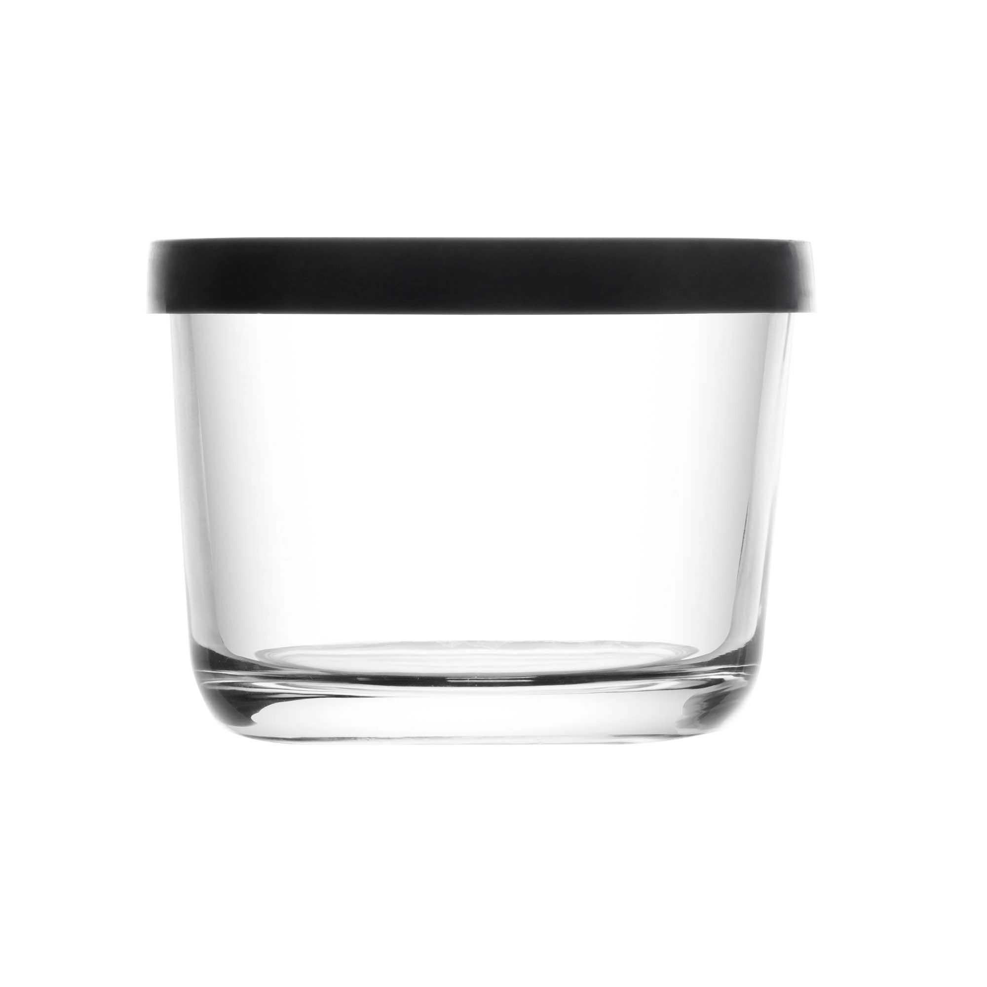 Pote Vidro Preto 200ml 220586 Rojemac