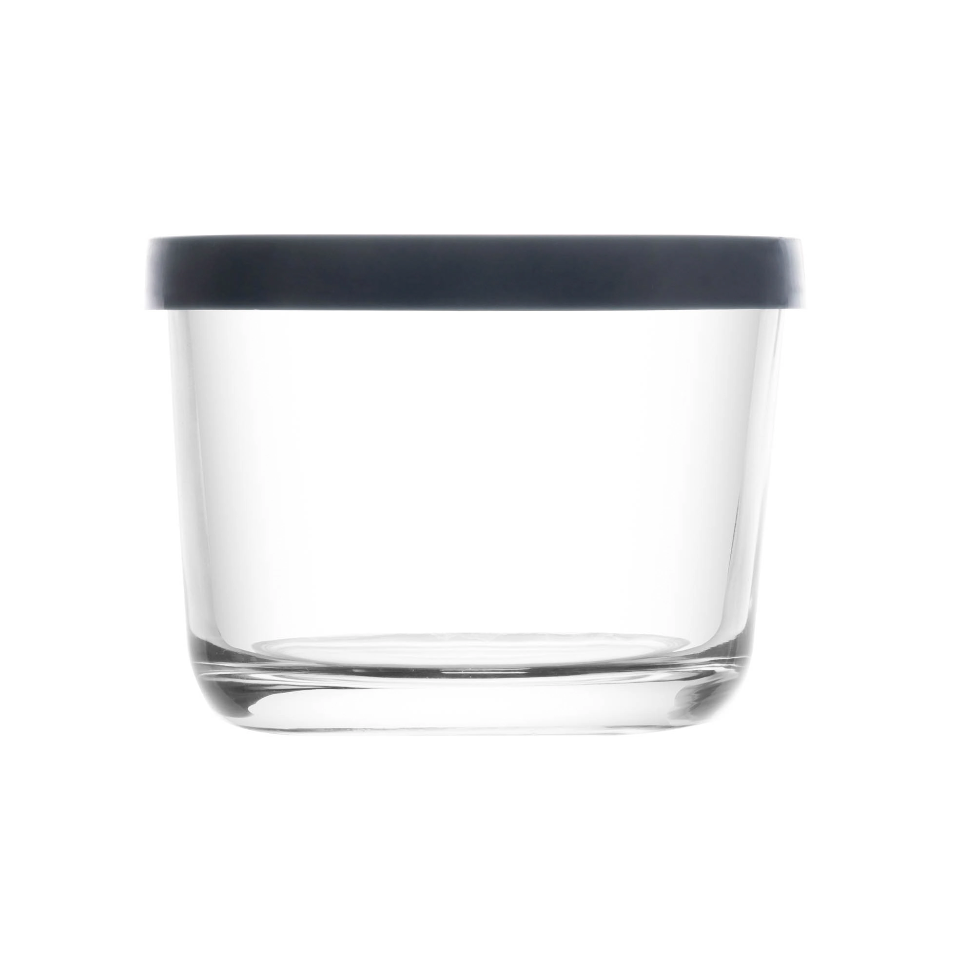 Pote Vidro Cinza 200ml 220588 Rojemac