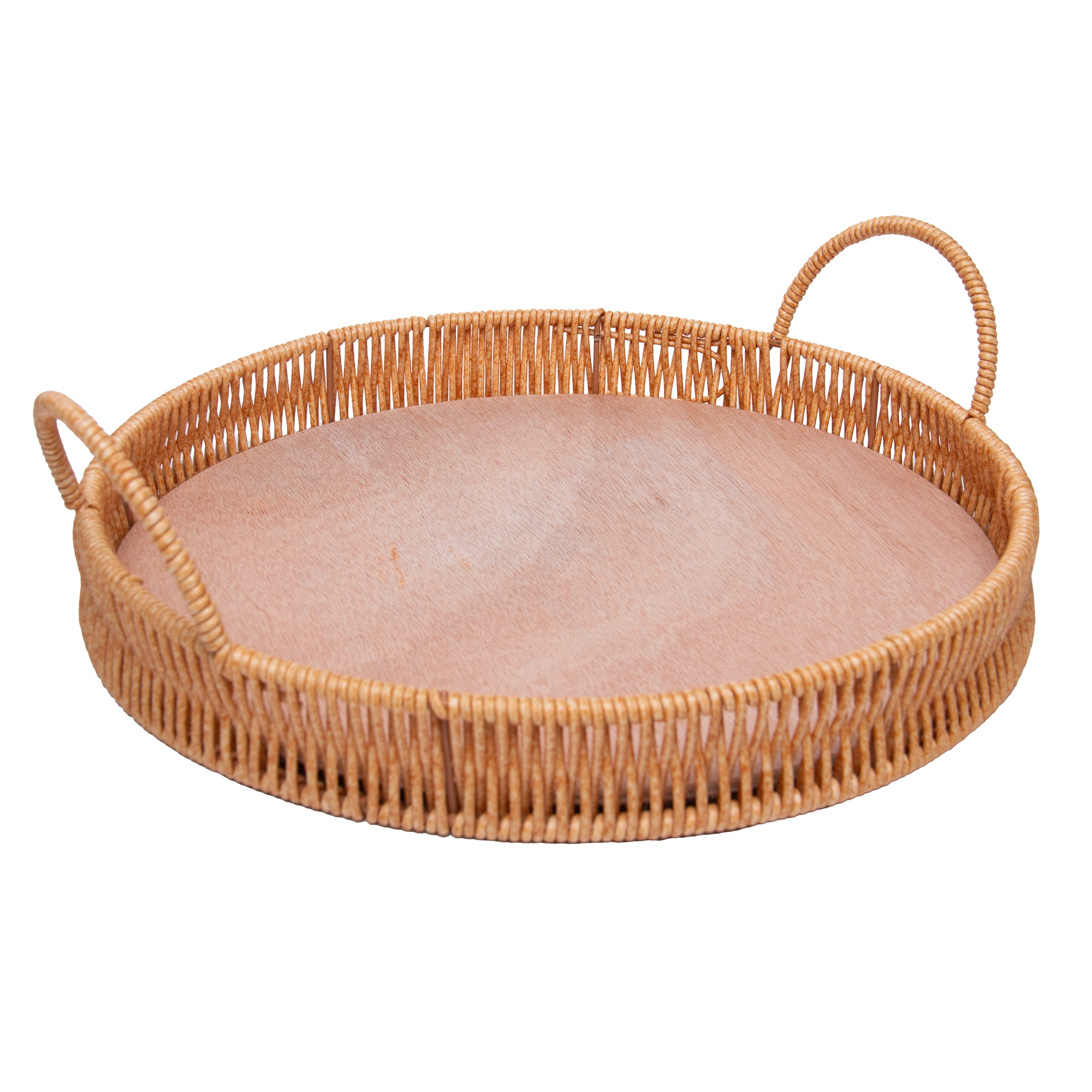 Bandeja Redonda Plastico Alca Kali 25cm 221452 Lyor