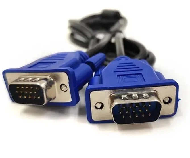 Cabo Vga Macho + Vga Macho 10m Preto 28awg C/ Filtro