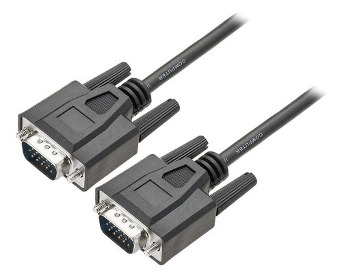 Cabo Vga Macho + Vga Macho 5m Preto