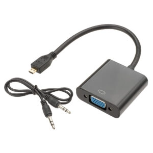 Conversor  Hdmi Para Vga C/ Áudio Tebera