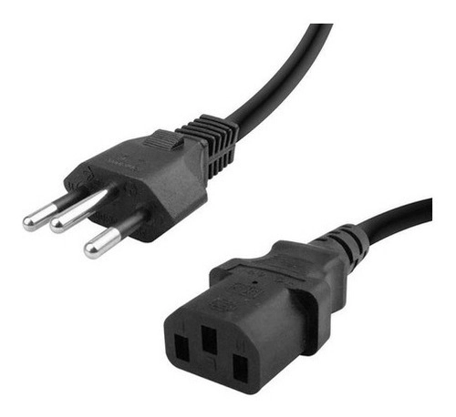 Cabo De Força Tripolar 10a 250v Com 3,00 Metros 110v/220v
