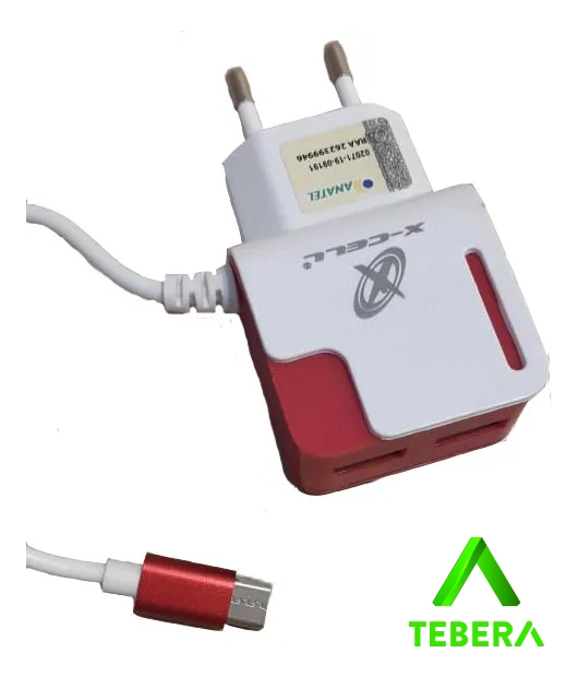 Carregador Ultra Rápido Tipo C Integrado 3.1a + 2 Ent. Usb