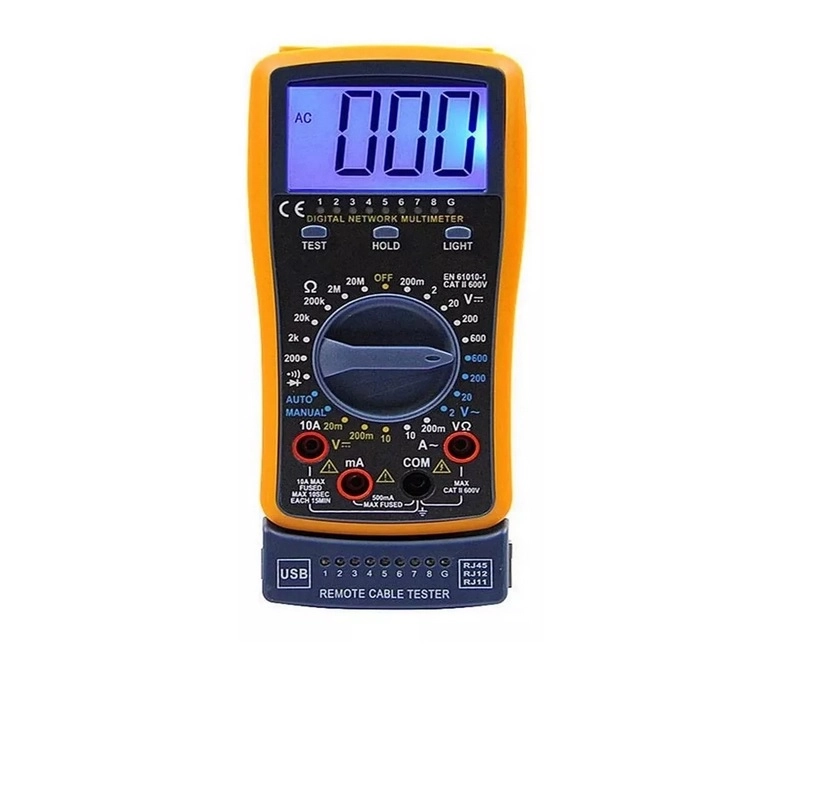 Multímetro Digital Hy4300 Com Testador De Cabo De Rede E Usb