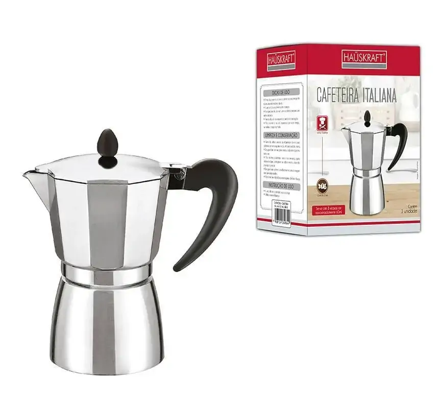 Cafeteira Italiana 9 Xícaras Alumínio Hauskraft