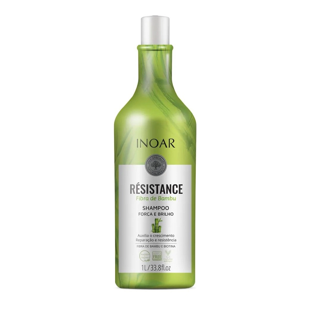 Shampoo Inoar Resistance Fibra De Bambu 1l