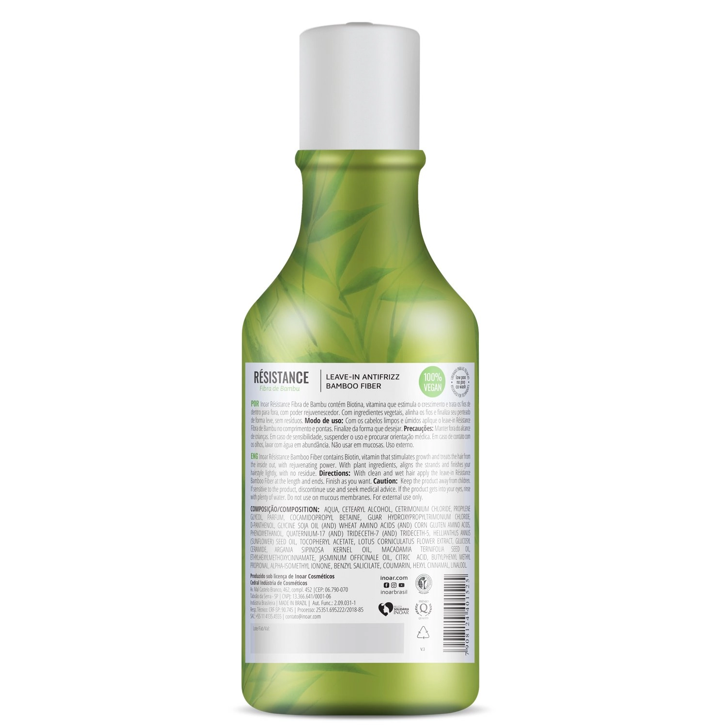 Inoar Leave In Resistance Bambu Antifrizz 250ml