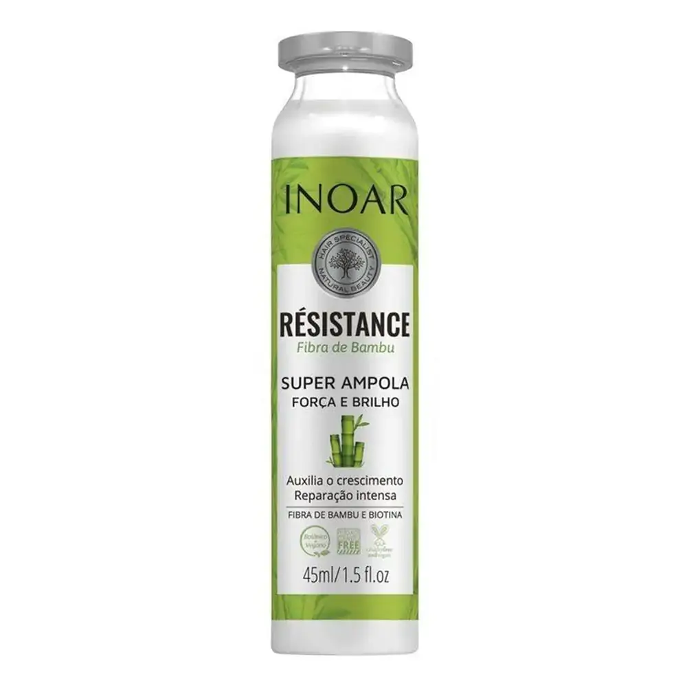Ampola Inoar Resistance Fibra De Bambu 45ml